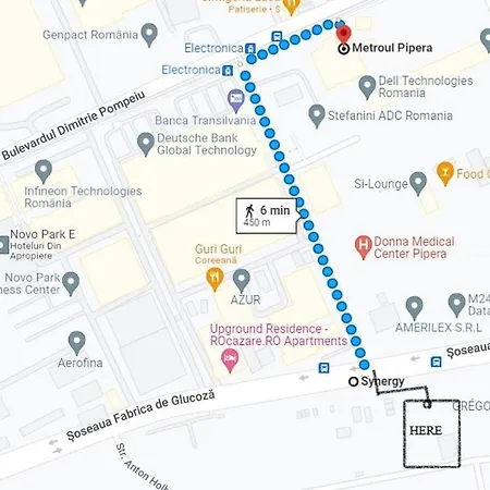 Sunshine - New & Quiet 1br Apt, Business Area, Close To Airport, Highway A3, Subway * 부쿠레슈티