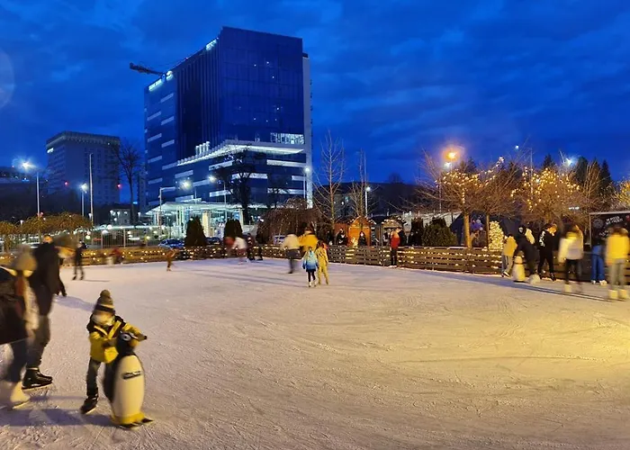 Sunshine - New & Quiet 1br Apt, Business Area, Close To Airport, Highway A3, Subway Apartamento Bucareste